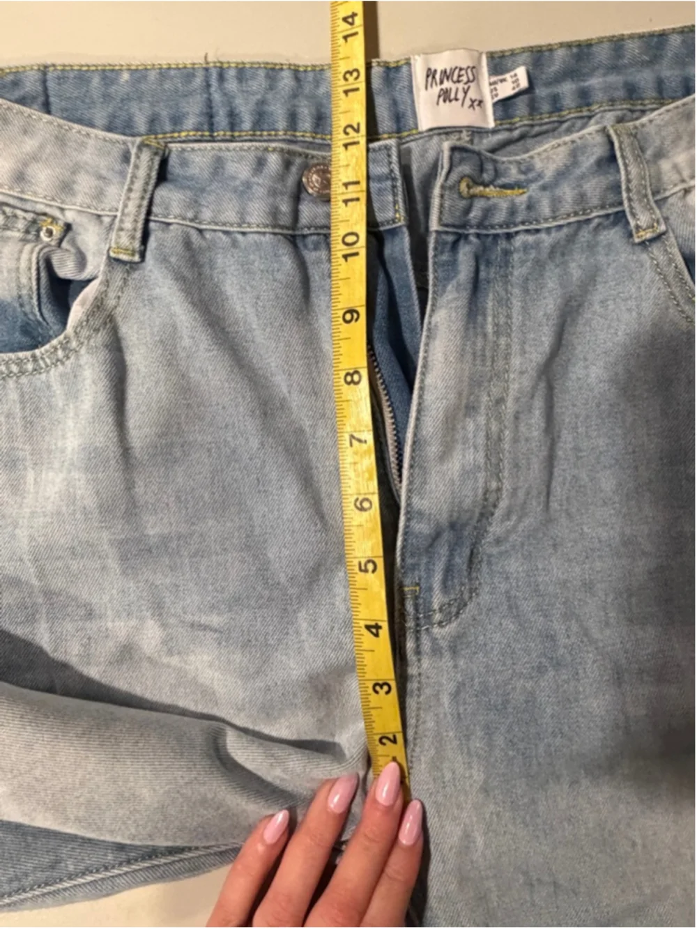 Women's Princess Polly Light Blue Jeans Size 10 - Picture 7 of 8